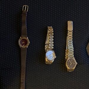3 Ladies Wrist Watches